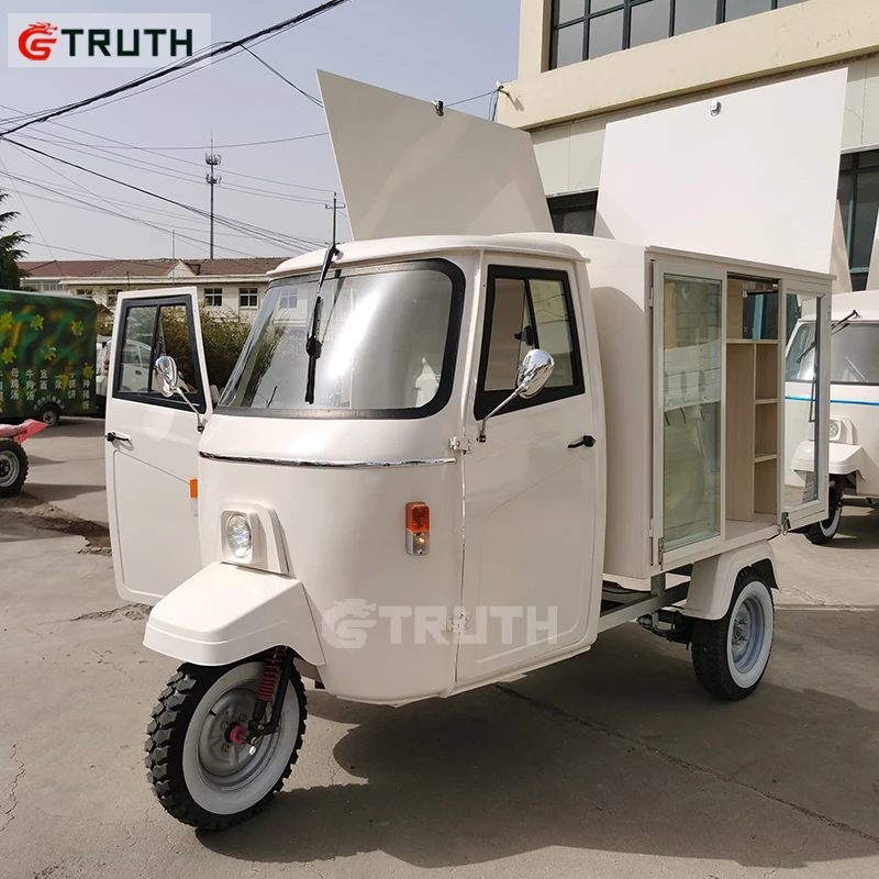 Customized Street Mobile Electric Tricycle Beer Cart Wine Cart For ...