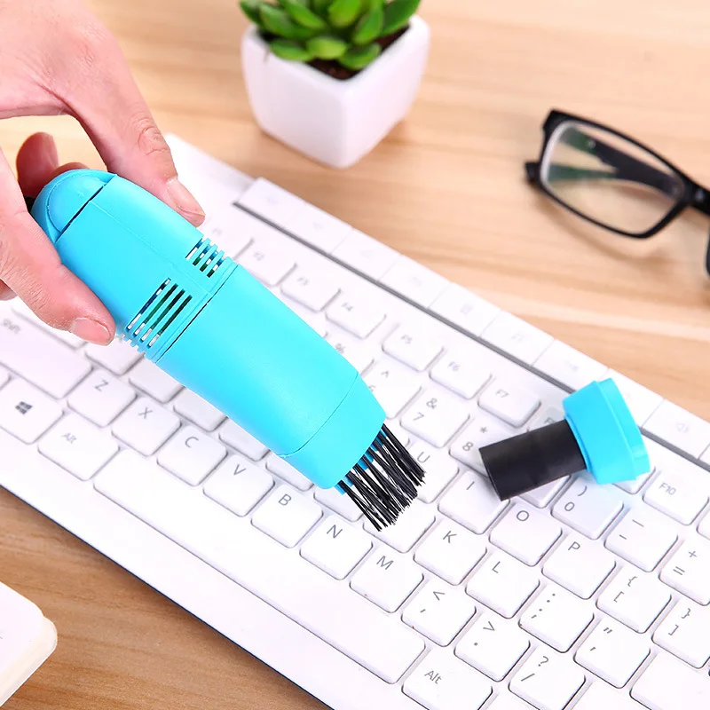 Quanna Mini Computer Vacuum USB Keyboard Cleaner PC Laptop Brush Dust Cleaning Kit Vaccum Cleaner Computer Clean Tools 