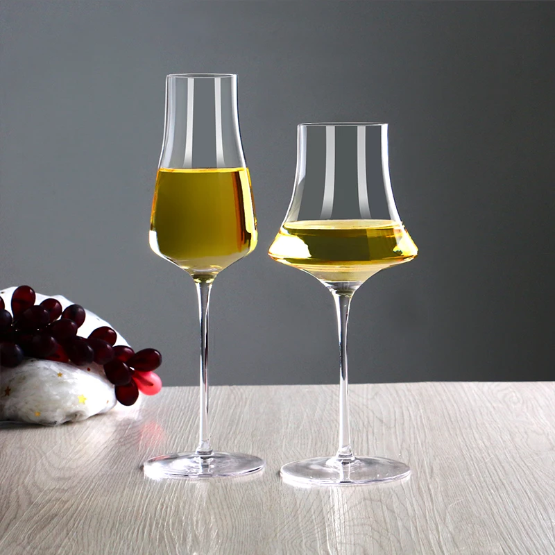 Burgundy Hand Blown Drinkware Fine logo Personalized ultra Thin Fancy Custom Glass Luxury bar Crystal champagne Wine Glasses