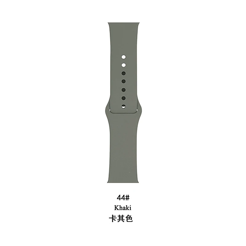 Дизайнерские силиконовые смарт-часы модные 38 44 мм черный ремешок для apple watch упаковка ремешок для часов