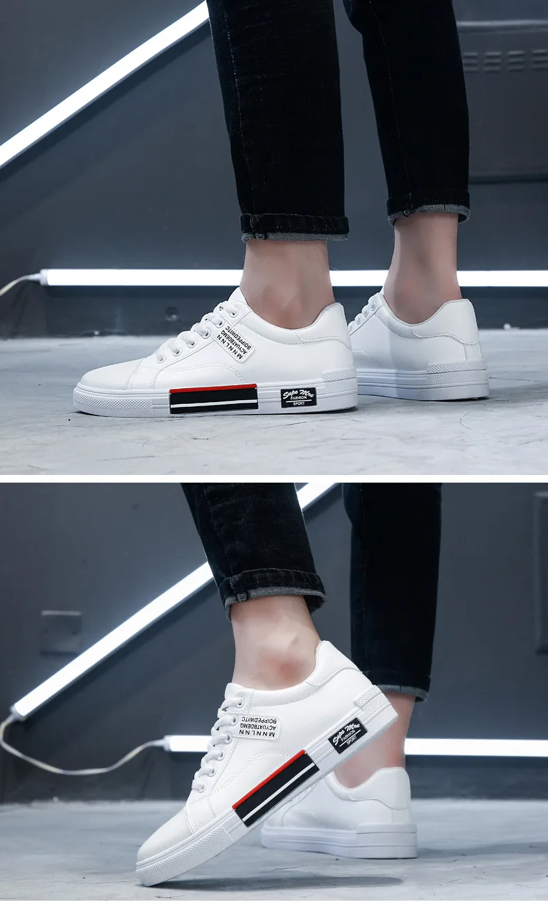 Printemps 2025 nouvelles baskets montantes en cuir pour hommes