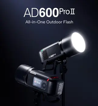 New Arrive Godox AD600 Pro AD600Pro II 600Ws Large Capacity Lithium Battery Outdoor Flash Strobe Speedlite detail image