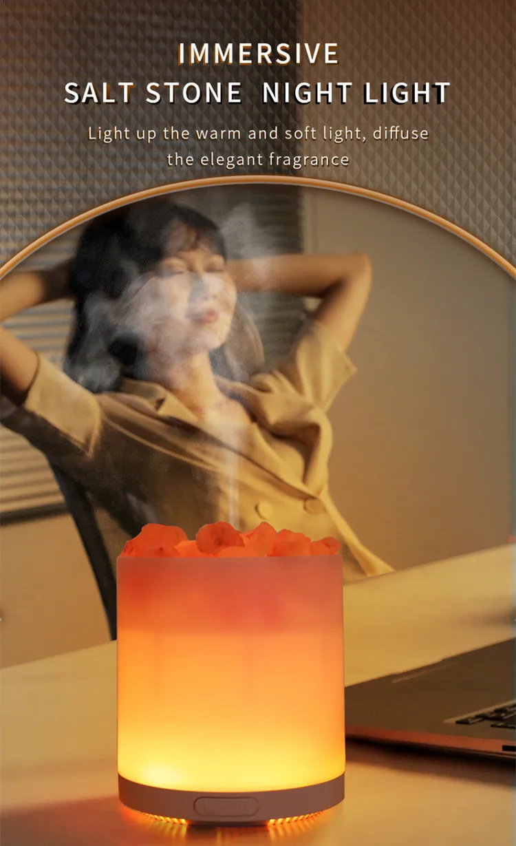 Himalayan Salt Lamp Diffusers Essential Oil Aromatherapy Mist