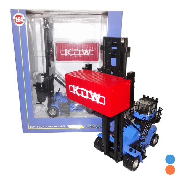 1:50 литый под давлением контейнер для грузовика пустой обработчик литые игрушки из сплава Коллекционная металлическая машина детей подарок