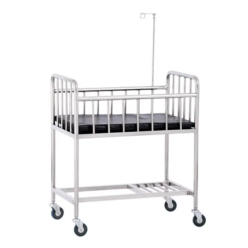 Stainless Steel Mobile Nondetachable Hospital Infant New Pole Baby