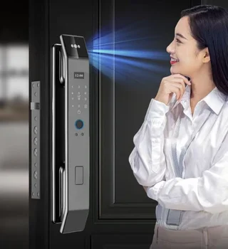 Enrique Wishome Factory price 3D Face Recognition Electric Digital Lock Smart Locks High security cerradura inteligente