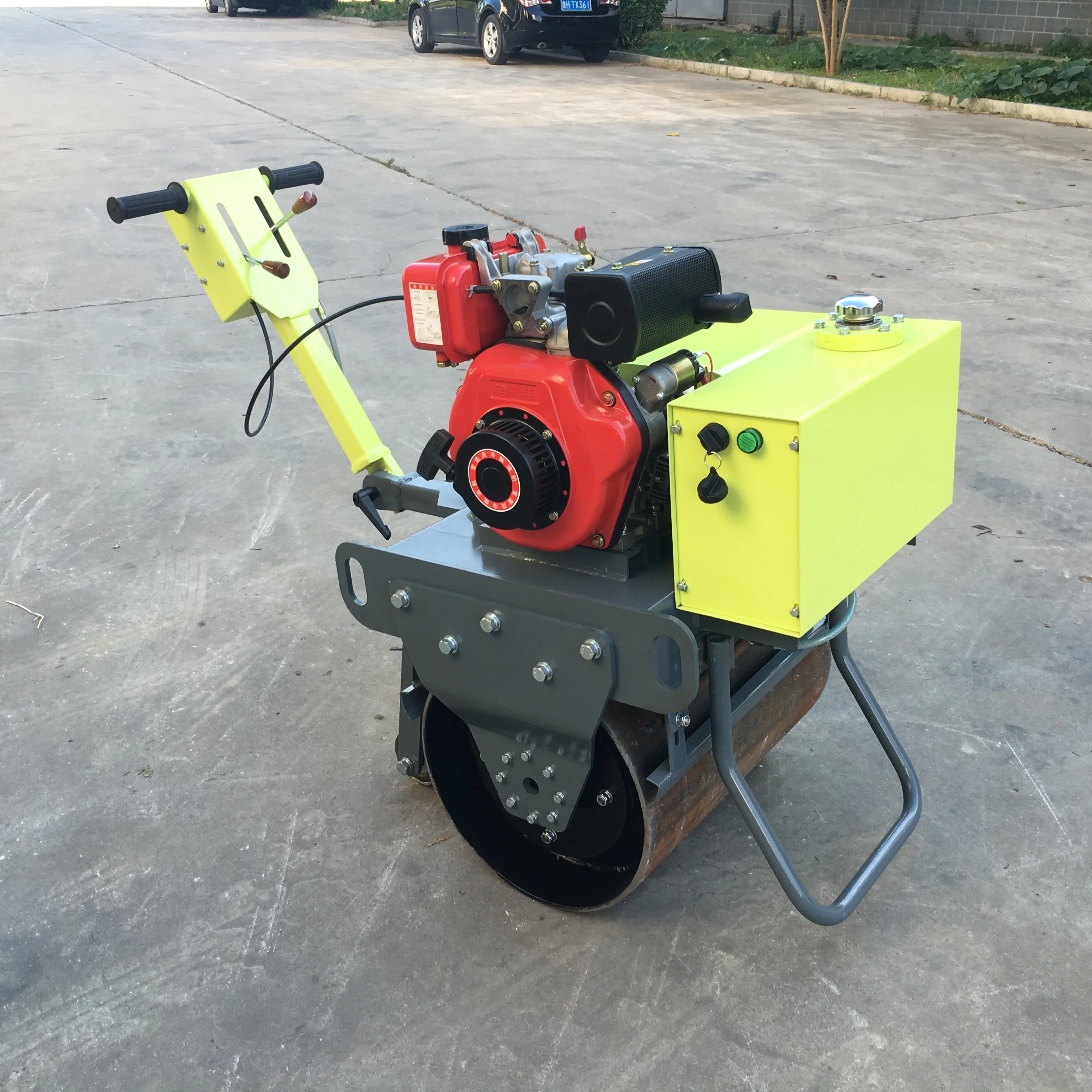 SVH60 600kgs Full Hydraulic Road Roller Walk Behind Electronically Single Drum Road Roller Asphalt Vibrating Compactor 1 Ton supplier