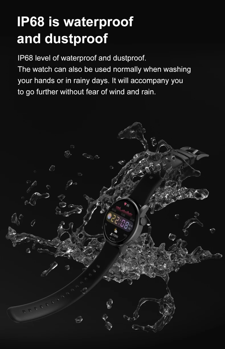DT3 Smartwatch BT Call Wireless Charging Smart Watch Round Rotary Button ECG Heart Rate Health Tracker Sport Wristband (19).jpg