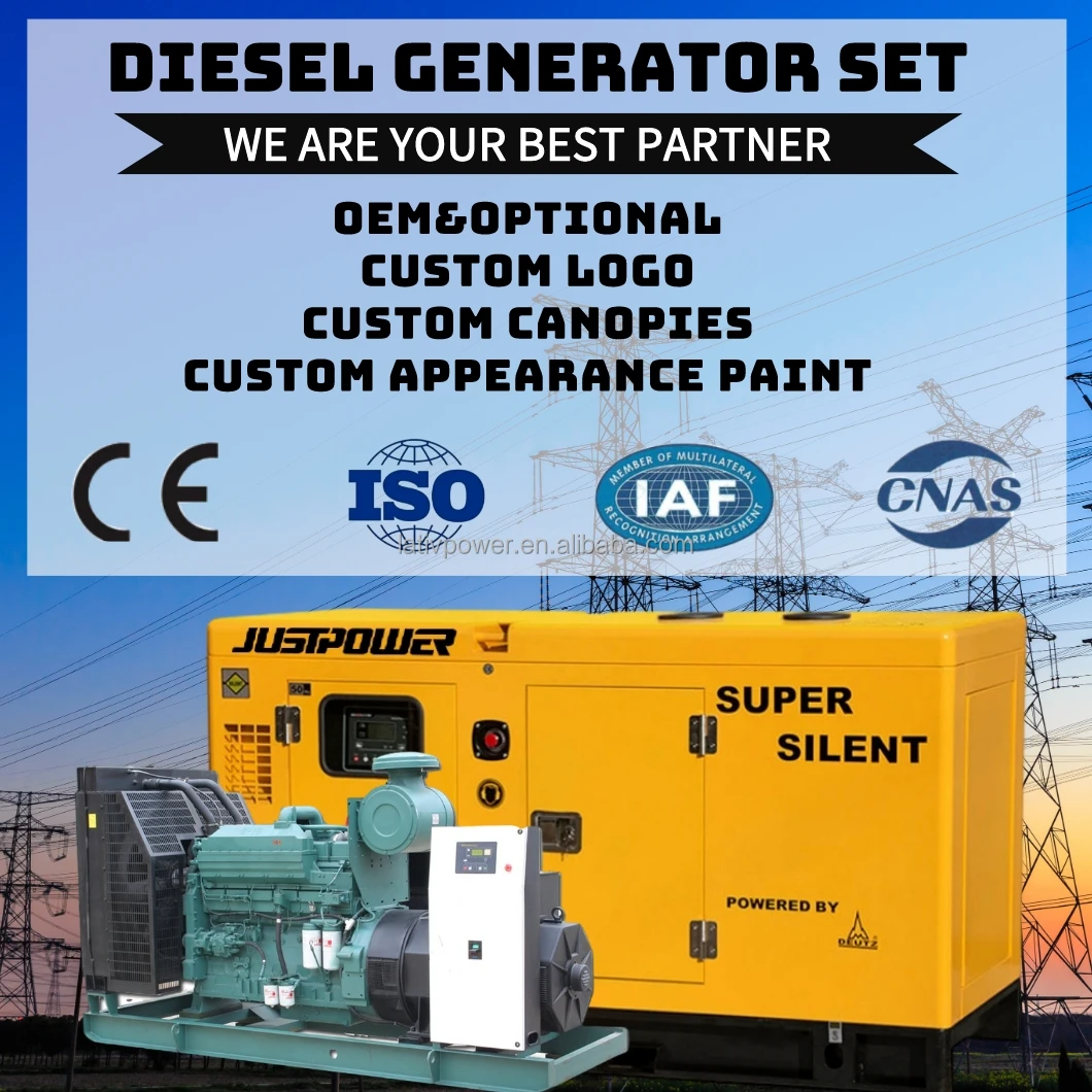 20kw 30kva 30kw 50kva 50kw 100kva 200kva Turbine Portable Standby Power ...