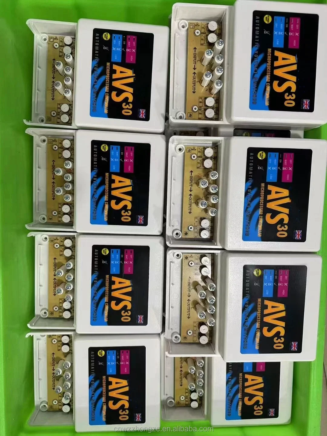 AVS 30A Automatic Voltage Switch Stabilizer Regulator, High Power Air Conditioning Surge Voltage Protector