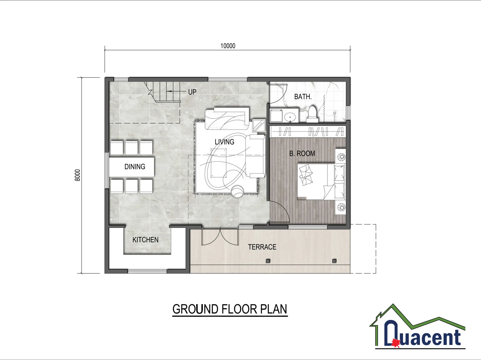 Quacent Large Villa Modern Design Tiny House for Residential Resort Villa Prefabricated Home Prefab House Fast Install