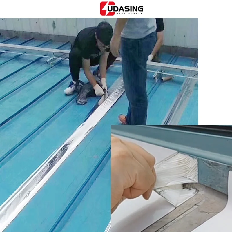 Противотечная фольга пластическая резиновая бутиловая лента 4 дюйма алюминиевая гидроизоляционная 25 дюймов для ремонта