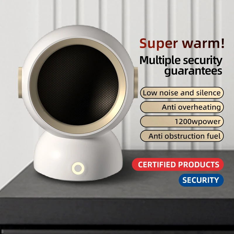 Smart Temperature Control Safe And Reliable New Mini 1200w Ptc Ceramic