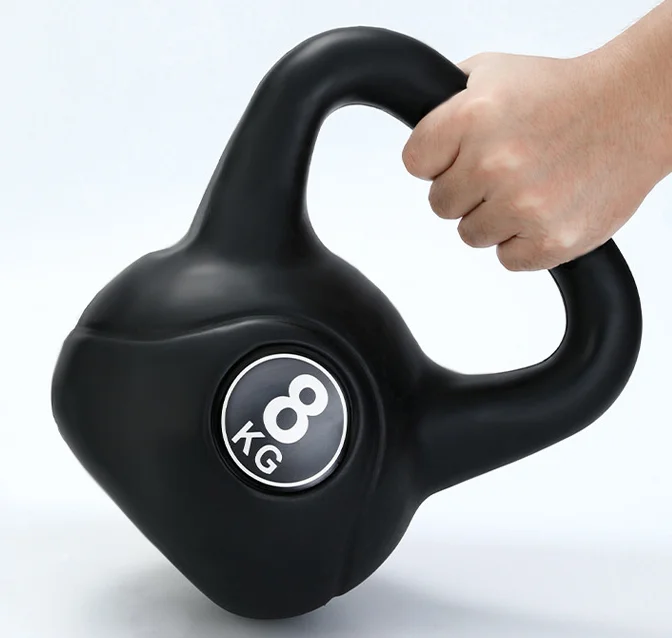 高品質フリーウェイトフィットネスアクセサリー16kgセメントケトルベル