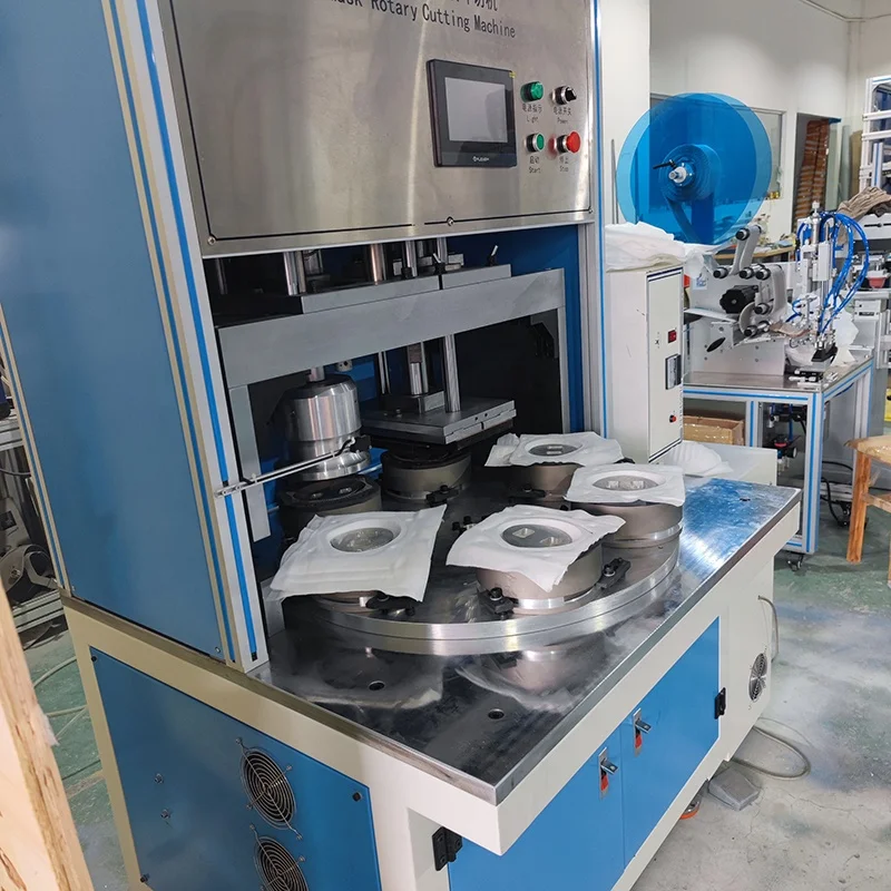 Cup Mask Production Line Ultrasonic Welding Machine for Face Mask Sealing and Cutting 6 in 1