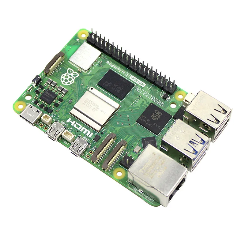 Raspberry Pi 5 8GB PCIe M.2 NVMe Set Metal Housing Active Cooler M