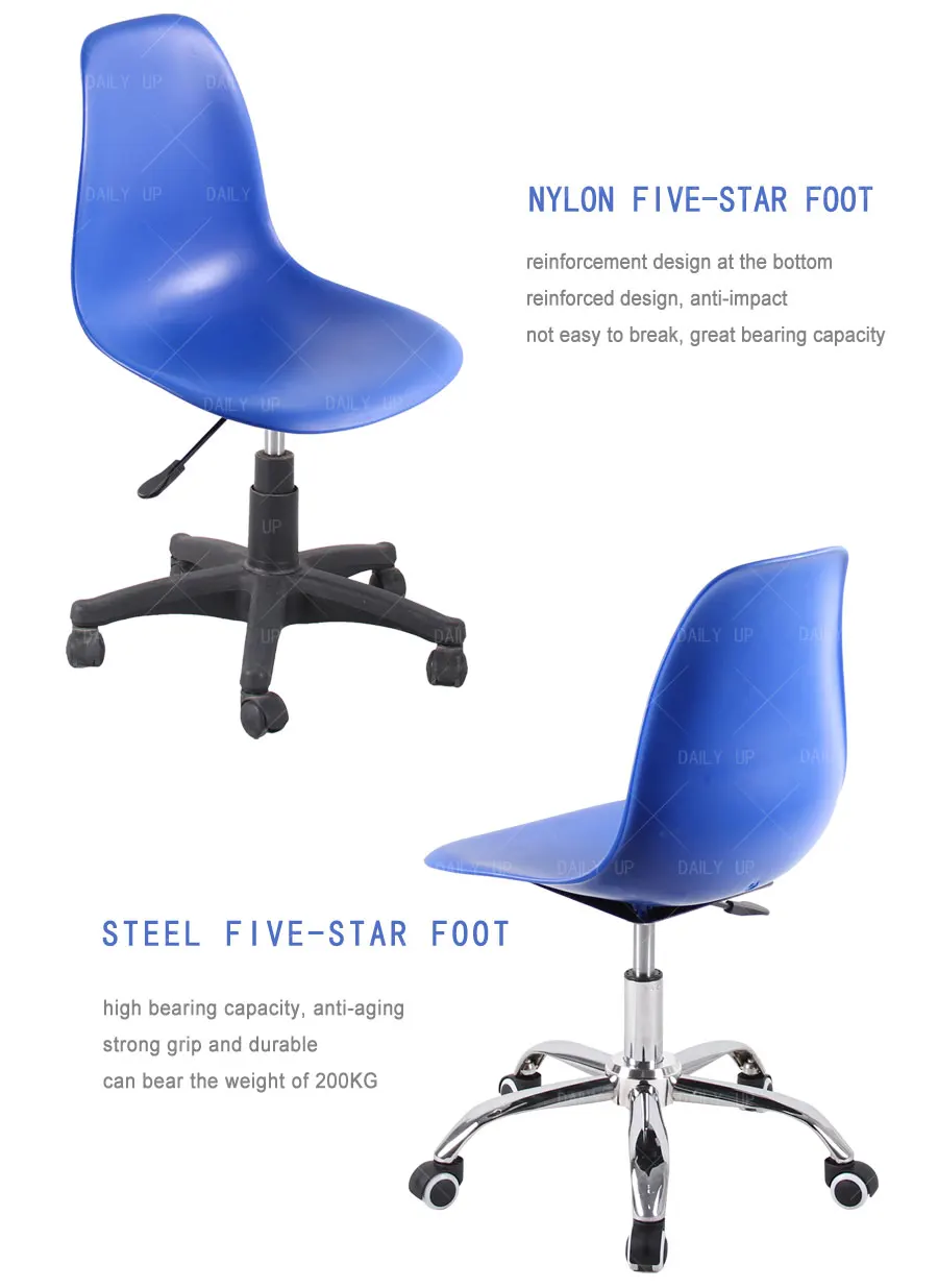 Stylish Swivel Office Chair With Wheels Adjustable And Ergonomic Barber Chair With Locking Caster For Dining And Visitor Leisure