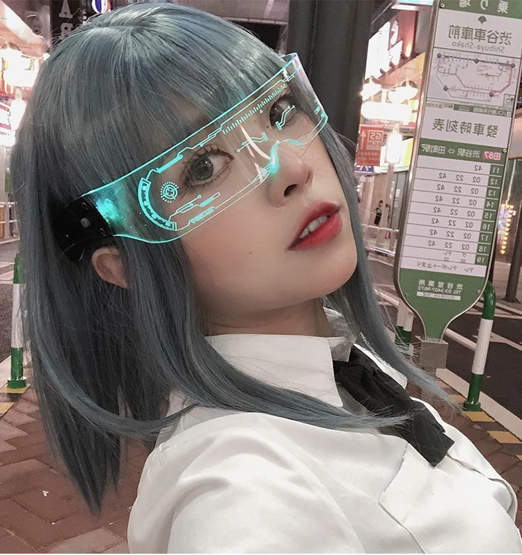 Fashion Technology Flash Color Change Led Party Light up Glasses for Decoration