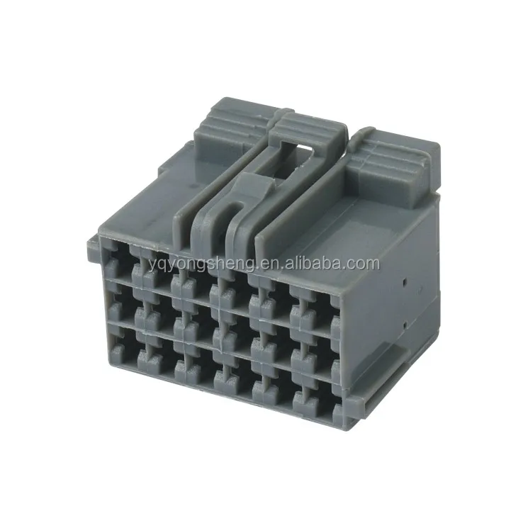 Free Sample 18 Pin Gray TYCO/AMP Male Housing 1-967629-1 Electronic Components Connector 967629-1