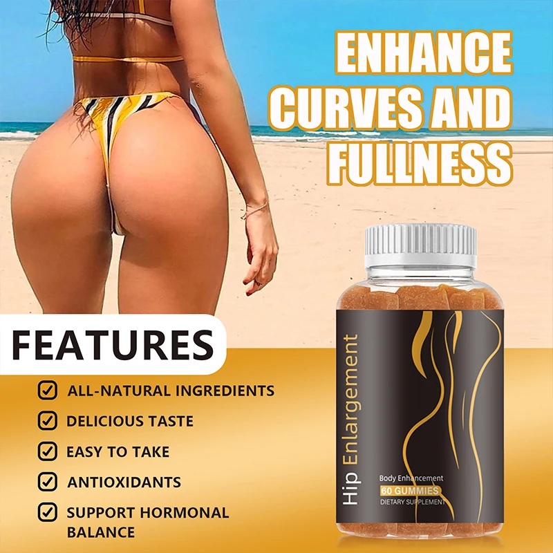 OEM Vitamins for Buttock and Breast Enhancement Gummies for Bigger Hip Booster and Butt Enlargement Lifting Tightening Candy