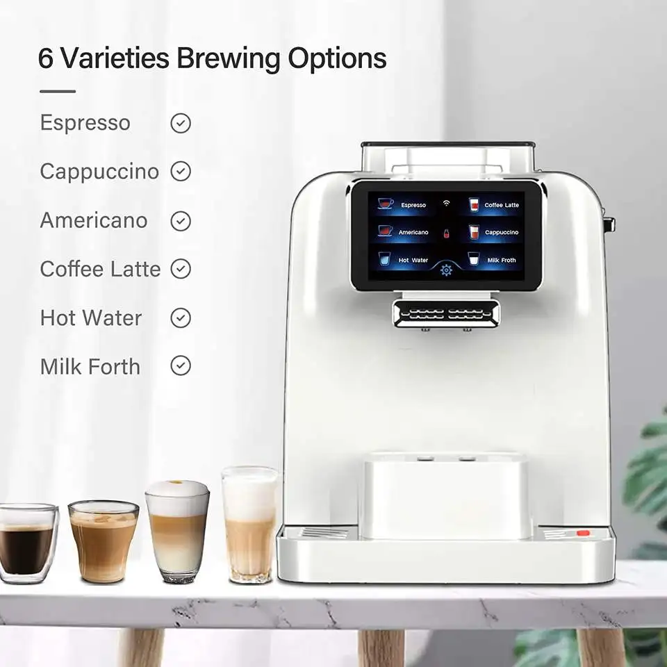 Touch Screen Fully Automatic Coffee Maker Coffee Machine Espresso ...