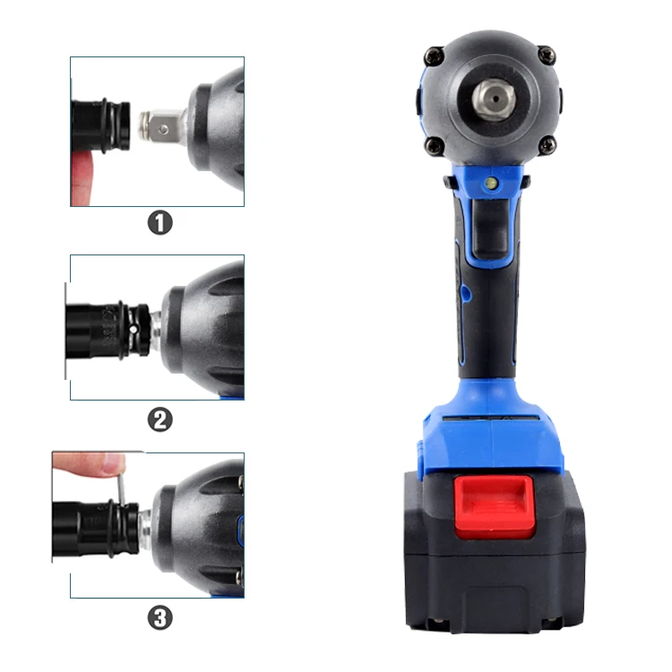 Лучший 450NM 1/2 Inch Электрический ударный гайковерт с 17/19/21/22 мм гнездо