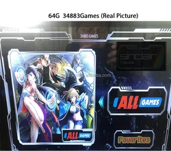 Игровая приставка 4K GD10 128GB новая Ретро игровая консоль 2 4G беспроводные контроллеры HD выход 40 + симуляторы 40000 игры