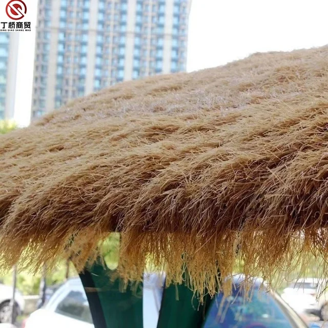 African Style Luxury Synthetic Thatch Grass Roof With Long Lifespan