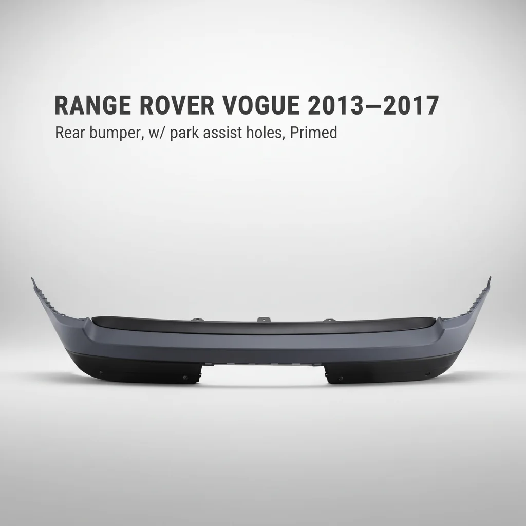 LR057291-B/038771 Custom Car Accessories Auto Primed Rear Bumpers Parts Bumper for Range Rover Vogue 2013-2017
