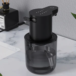 New Arrival DXS-P3 400ml Transparent Water Tank Auto Hand Dish Touchless Soap Foam Dispenser Black/White 1 Year Warranty for