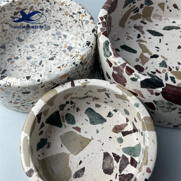 stone pet feeding bowl