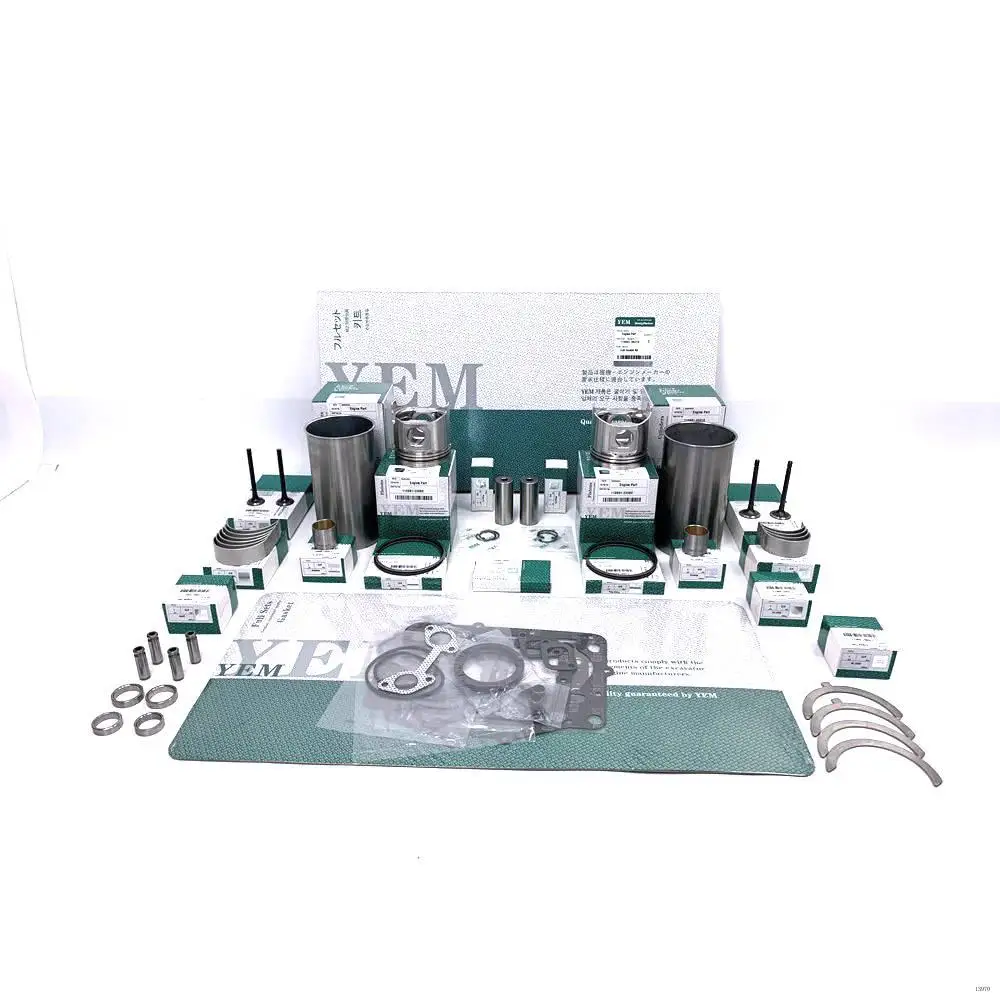 Z430 Engine Rebuilding Kit With Full Gasket Set Piston Rings Liner Bearing Valves for Bobcat Digger for Kubota Engine