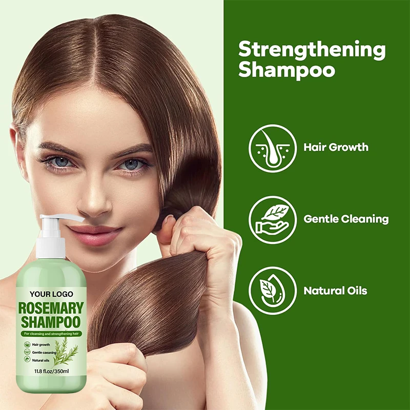 Hot Selling Hair Wash Daily Use Shampoo Hair Care Mint Rosemary Shampoo for Ceansing Stengthening Hair(pic5)