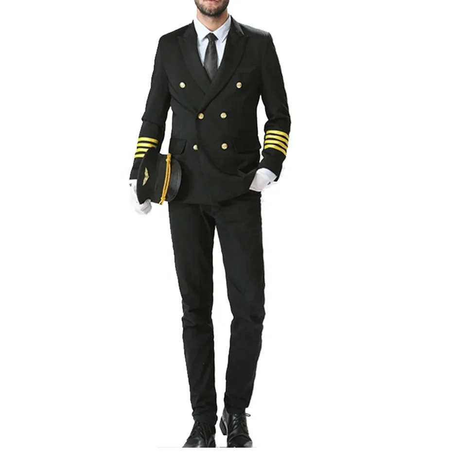 High Quality Men Airline Pilot Captain Suit Aviator Costume Uniform Outfit  Fancy Airline Suit - Buy Pilot Captain Suit/outfit Airline Uniform/airline  Suit,Airline Uniform/men's Captain Uniform/aviator Costume Uniform,Air  Workwear Clothing/fancy Suit ...