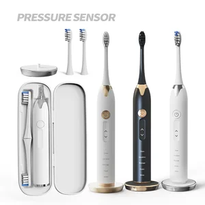 PRESSURE SENSOR and TOUCH CONTROL Travel Rechargeable New Sonic Electric Whitening Toothbrush