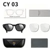 เคสชาร์จสีดำ + เลนส์กรองแสงสีฟ้า + เลนส์แว่นกันแดด