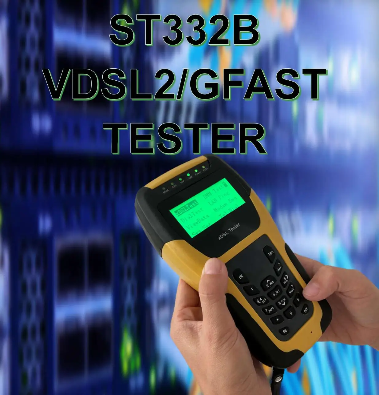 ST332B Basic VDSL2 Tester xDSL line test Shandong SENTER ADSL tester li battery SENTER DSL line terster