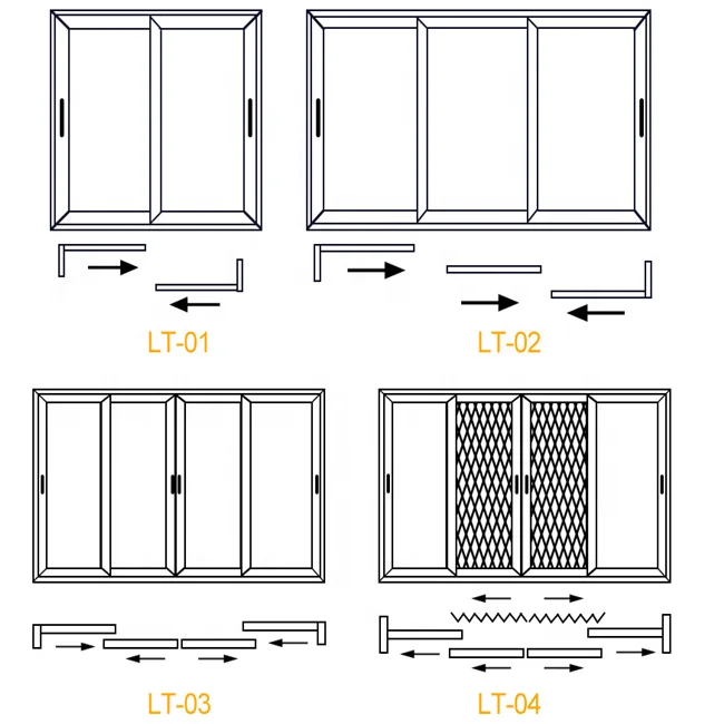 Slide Window Base Frame Soundproof Large Wood Philippines Frame Sliding Aluminum Glass Window