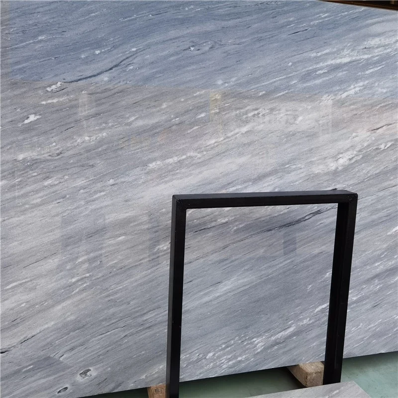 product blue gray custom hot sale star grey marble natural stone floor tiles for villa stair tiles-1