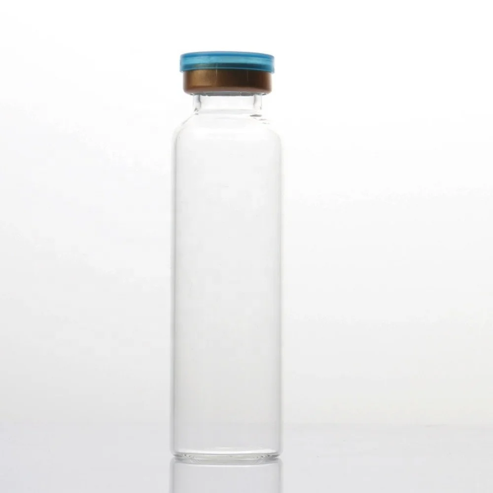 15ml transparent moulded glass bottle container for antibiotics 15ml transparent injection glass vial