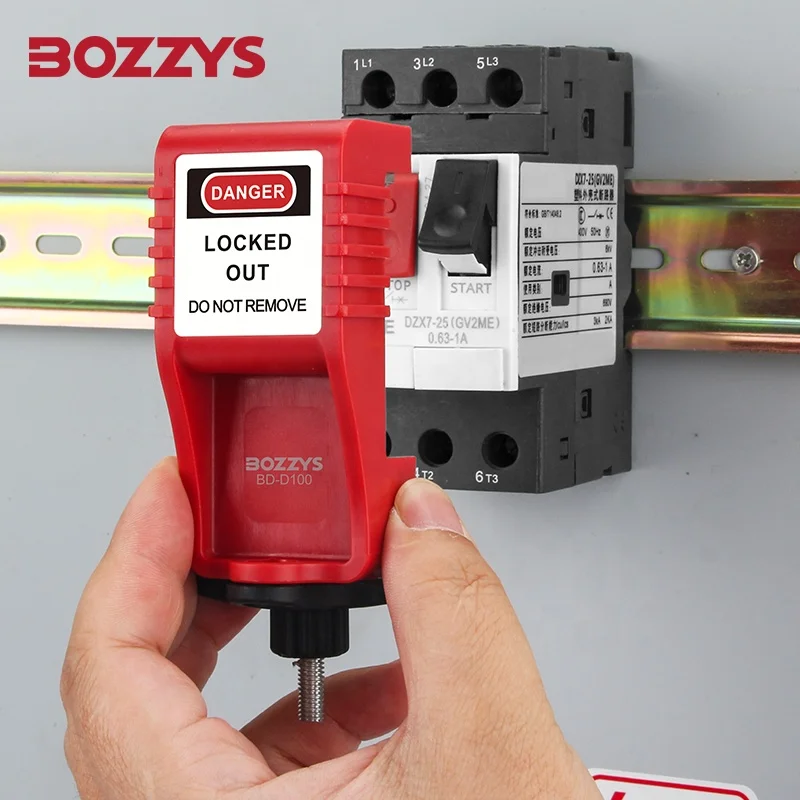 China Factory High Quality Circuit Breaker Lockout with 4 Padlocks Hole for Motor Protection Switches GV2EM