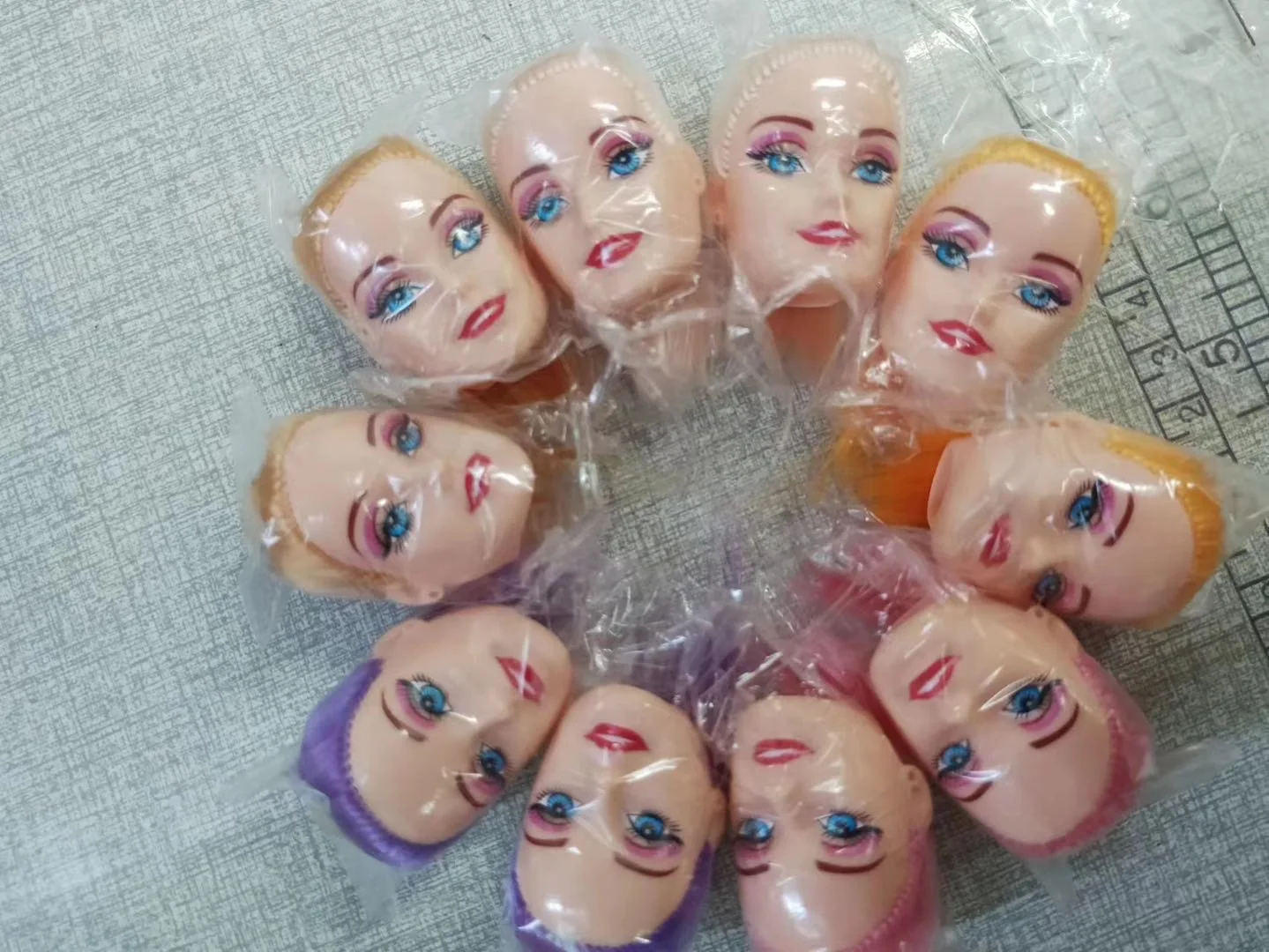 GIRLS Baby Doll Other Cheap 11inch Ponytail Head Factory Price