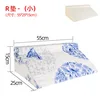 Blue and blue floral pattern