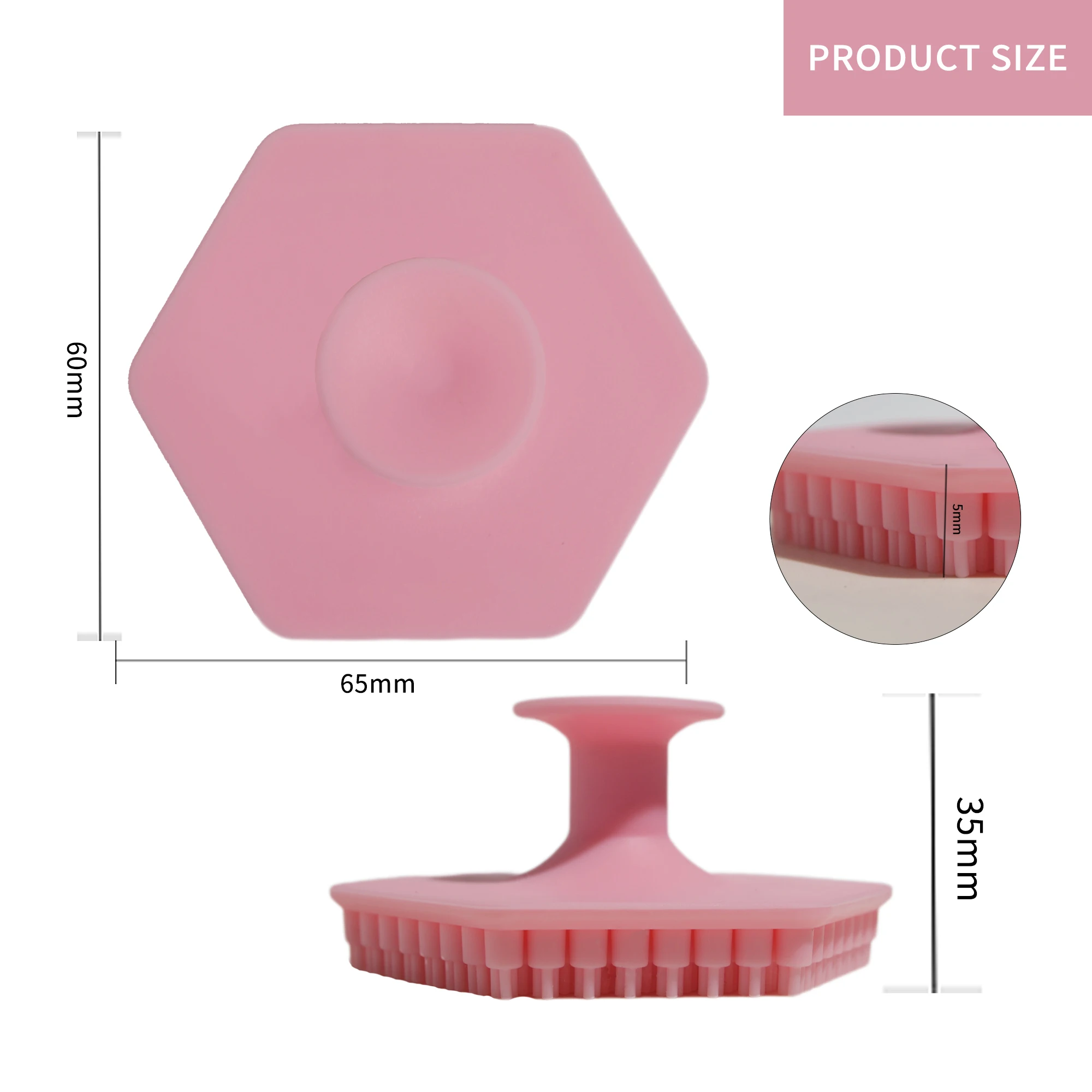 Exfoliator Soft Silicone Face Beard Brush Scrubber Exfoliating Face Silicone Scrubber Brush Facial Clean Brush supplier