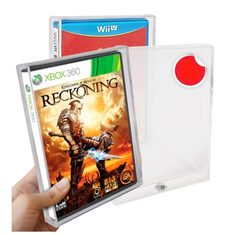 PlayStation DVD Wii GameCube PS2 Xbox Xbox360 Sliding Lid Acrylic