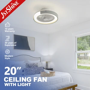 1stshine LED Ceiling Fan Indoor Adjustable 360 Degree Wind Deflector Dimmable Ceiling Fan