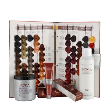 POSA Salon Permanent Natural Hair Dye for Long Lasting Hair Color Cream