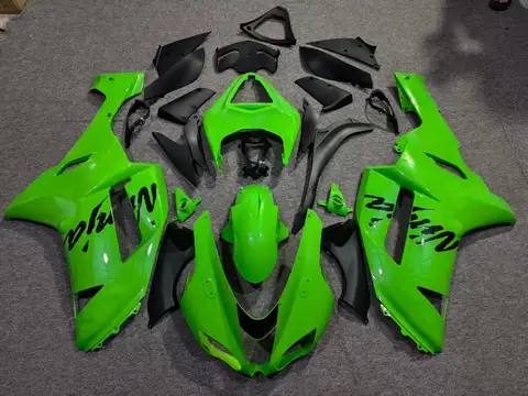 The motorcycle fairing kit is suitable for Kawasaki Ninja ZX-6R 2008 ABS plastic motorcycle fairing kit