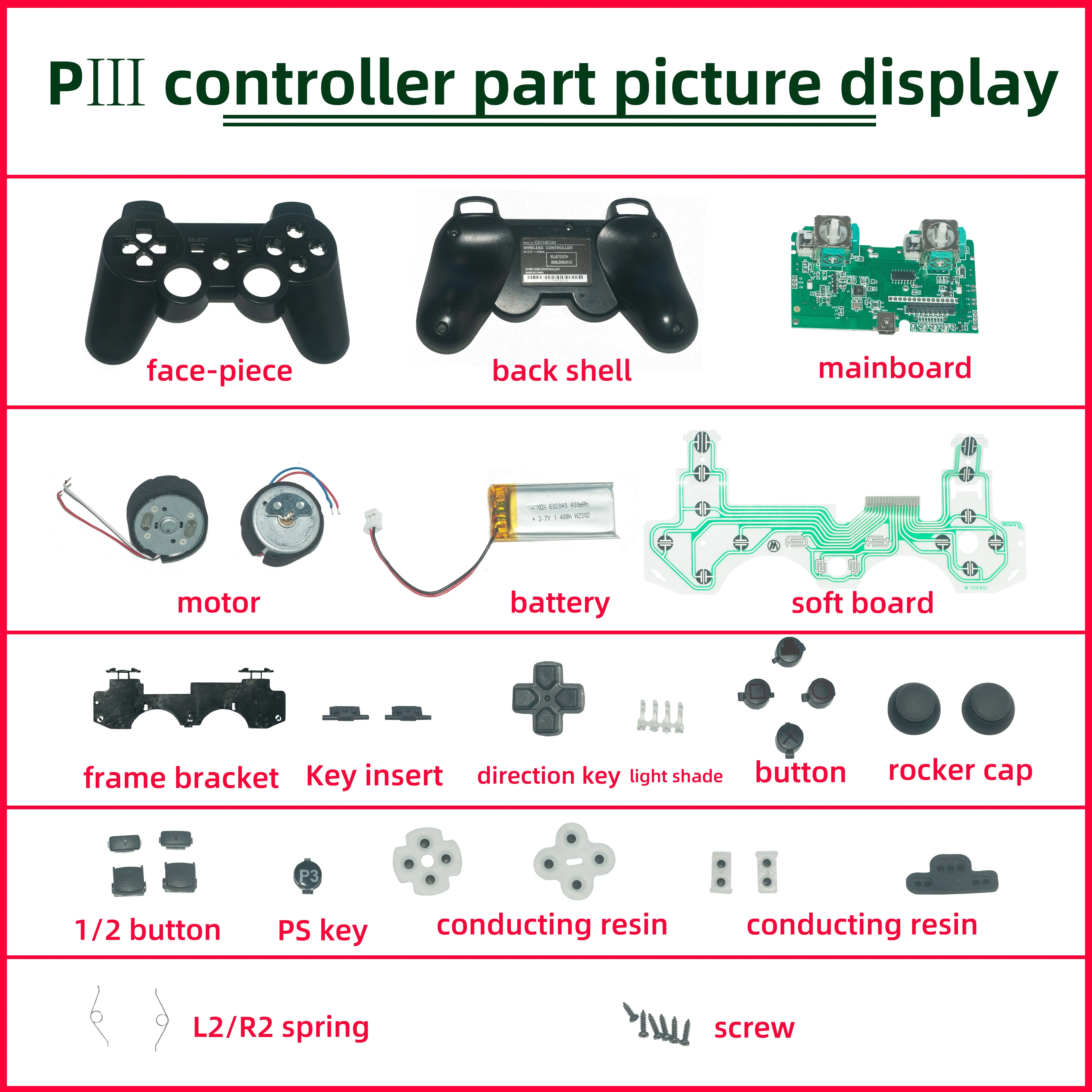 Gaming Joystick Ps3 Controller Multi Colors Gamepad Controller