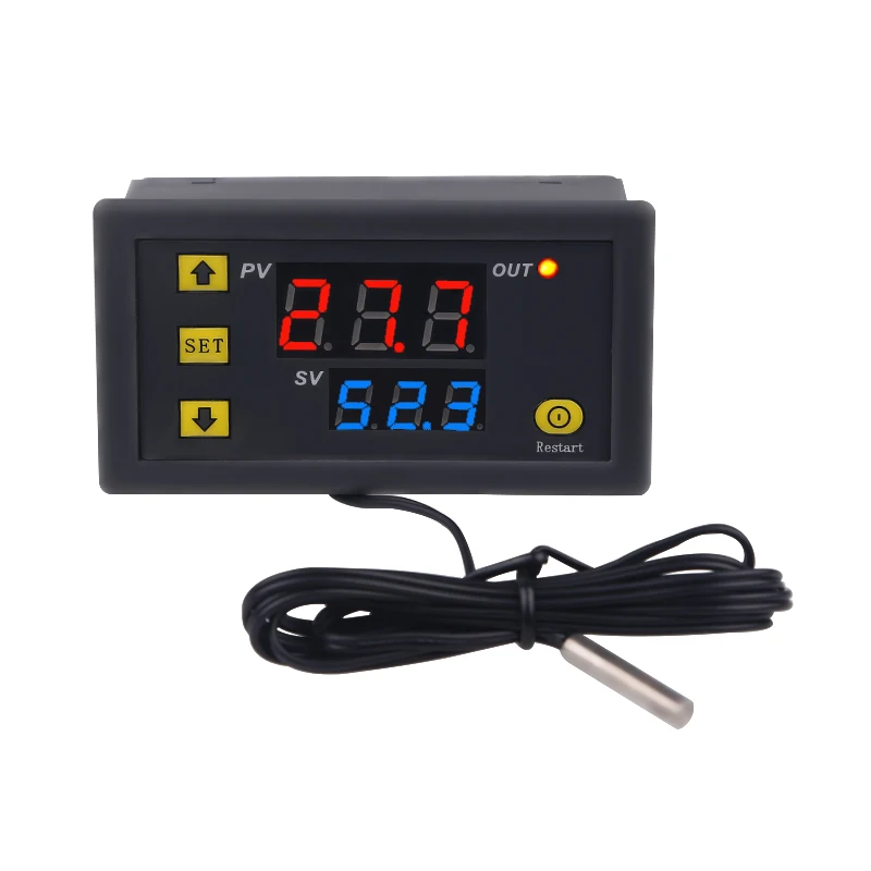 DC12/24V 110-220V 10A/20A LCD Thermostat Temperature Controller Regulator W3230 
